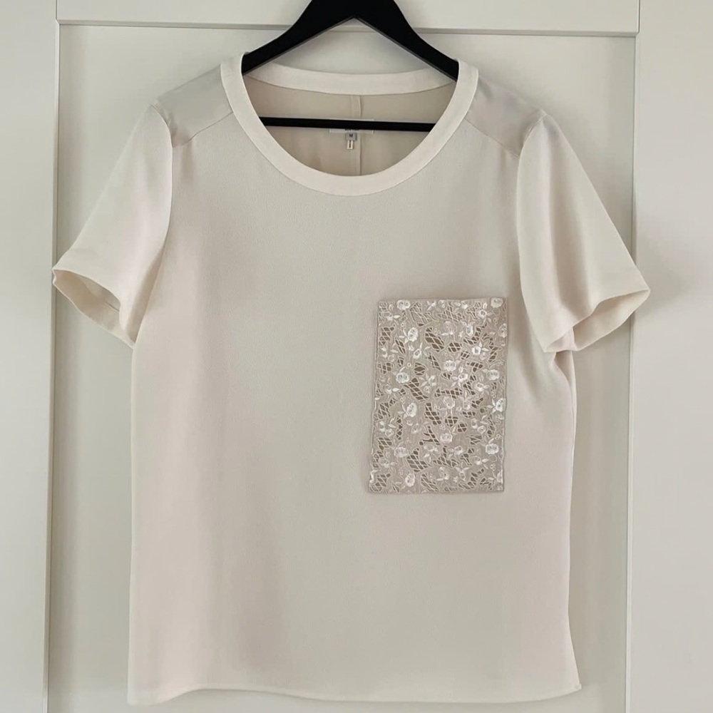 Rag & Bone cream color - silk blend top - new without tags condition- gorgeous!